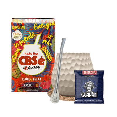 Set di Yerba Mate CBSe Energia 500g Matero Bombilla