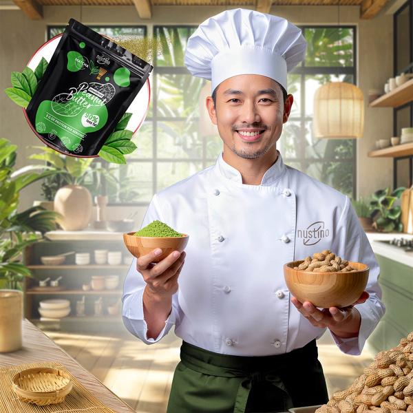 Set 3x Burro di Arachidi in Polvere Nustino