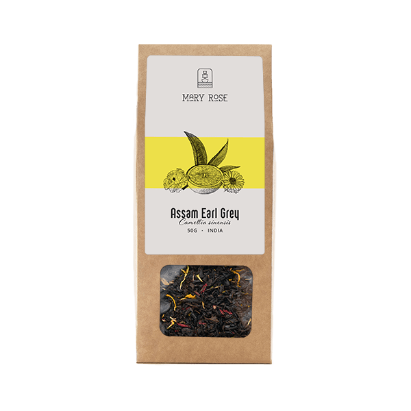 Mary Rose - Tè nero Assam Earl Grey - 50g