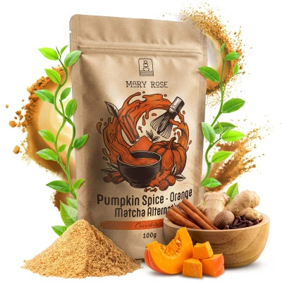 Mary Rose – Orange Matcha Alternative – Pumpkin Spice (in polvere) 100 g