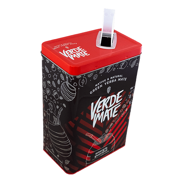 Yerbera – Scatola di latta + Verde Mate Green Energia Guarana 0,5 kg