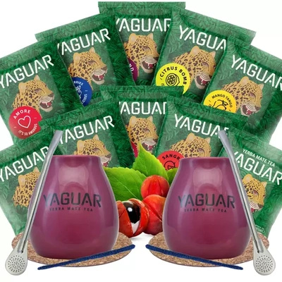 Set di degustazione di yerba mate per due persone 10x50g