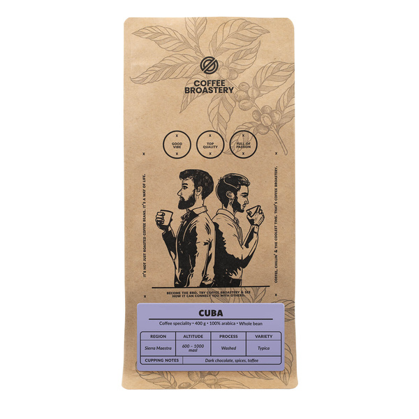 Coffee Broastery - Caffè in grani interi Cuba Sierra Maestra Speciality 400 g