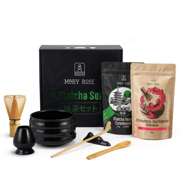 Set regalo: matcha giapponese cerimoniale + alternativa colorata al matcha