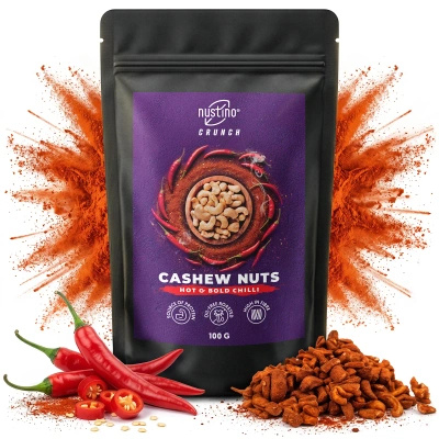 Nustino Crunch – Anacardi tostati – Hot & Bold Chilli 100 g