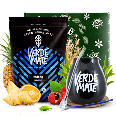 Set regalo di Yerba Mate Verde Mate Mas IQ 0,5kg