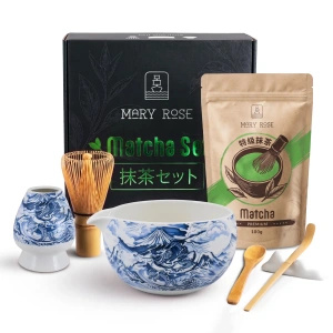 Set regalo: matcha premium + matchawan + accessori in bambù