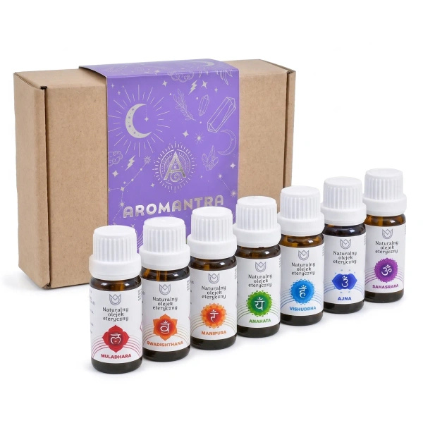 Set regalo esoterico: oli essenziali per i 7 chakra