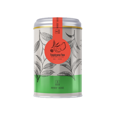 Mary Rose - Pu-erh Rosa tè in lattina - 50 g