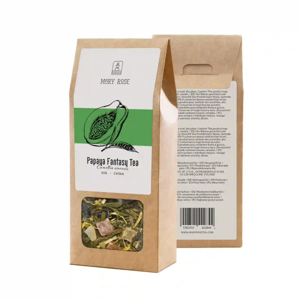 Mary Rose - Fantasia di papaya e tè verde - 50g